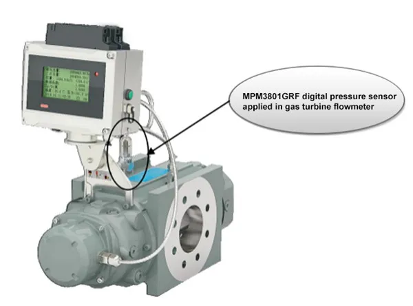 MPM3801GRF in gas turbine flowmeter