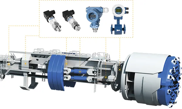 Pressure Transmitter for Shield Machine