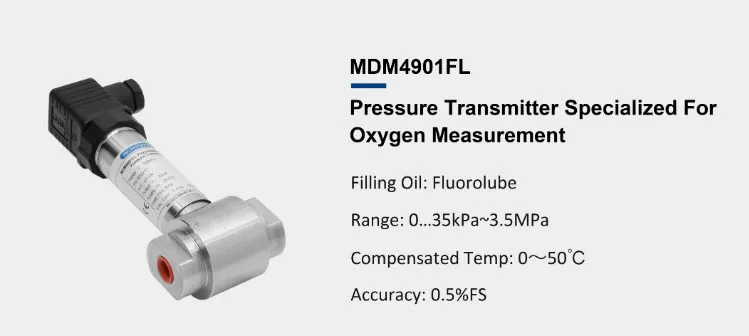 differential pressure sensor for oxxygen pressure measurement MDM4901FL