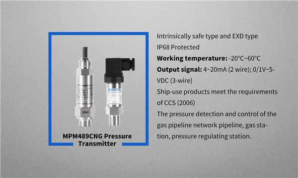 MPM489 pressure transmitter