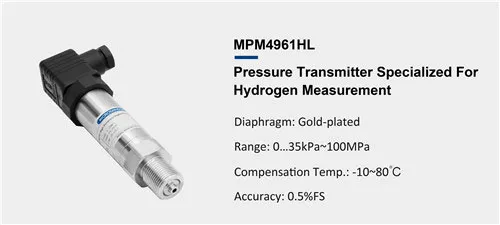 pressure transmitter for hydrogen measurement MPM4961HL