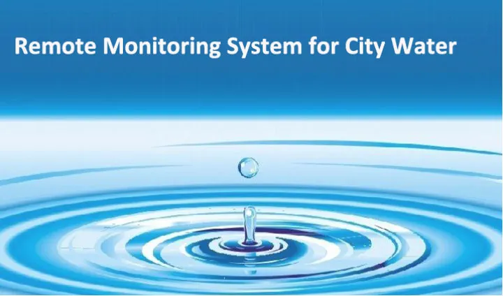city water remote monitoring