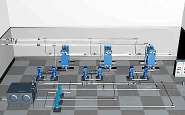 Electromagnetic Flow Meter Applied in Plate Heat Exchange Station