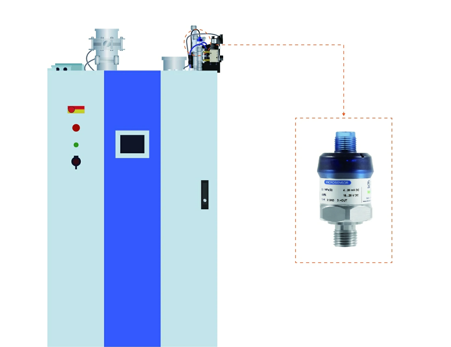 Plasma Cleaning Machine Pressure Monitoring