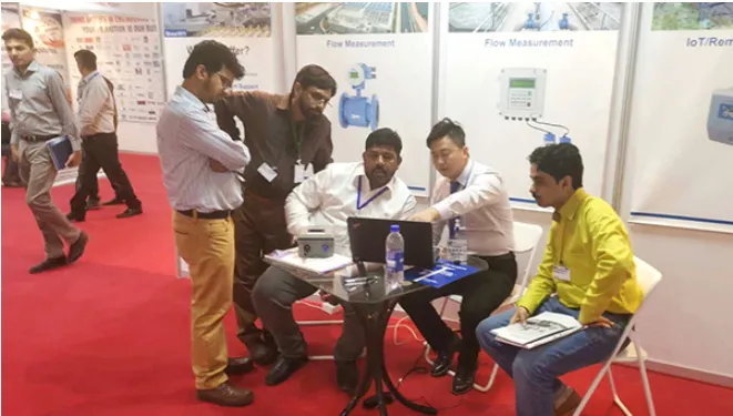 Micro Sensor at Industrial exhibition