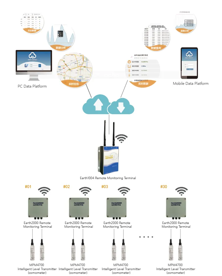 Solution for Dam Leakage Monitoring topology