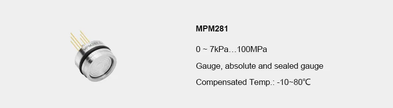 Φ19 x 11.5mm Pressure Sensor MPM281