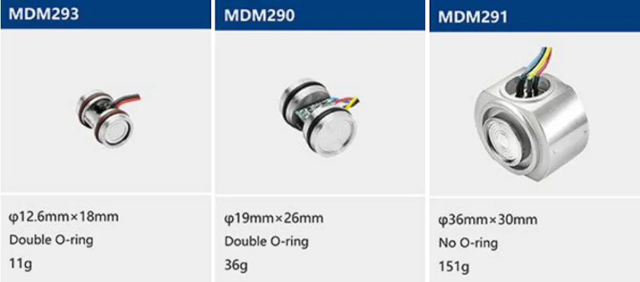 differential pressure sensorφ12.6mm Differential Pressure Sensor with Oil-filled