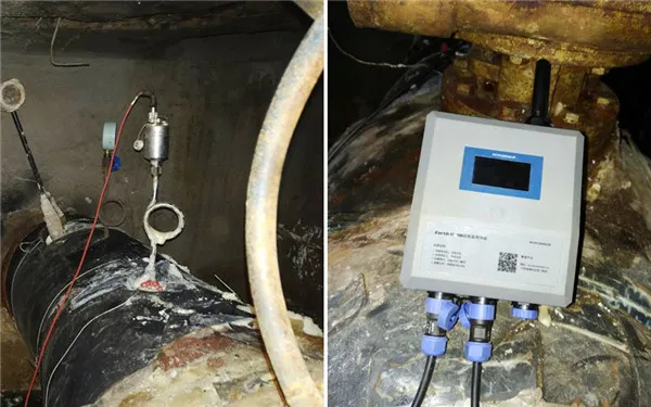 Earth 1006 wireless remote monitoring terminal in the thermal well