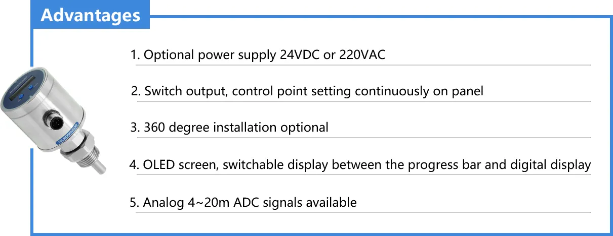 OLED display flow switch