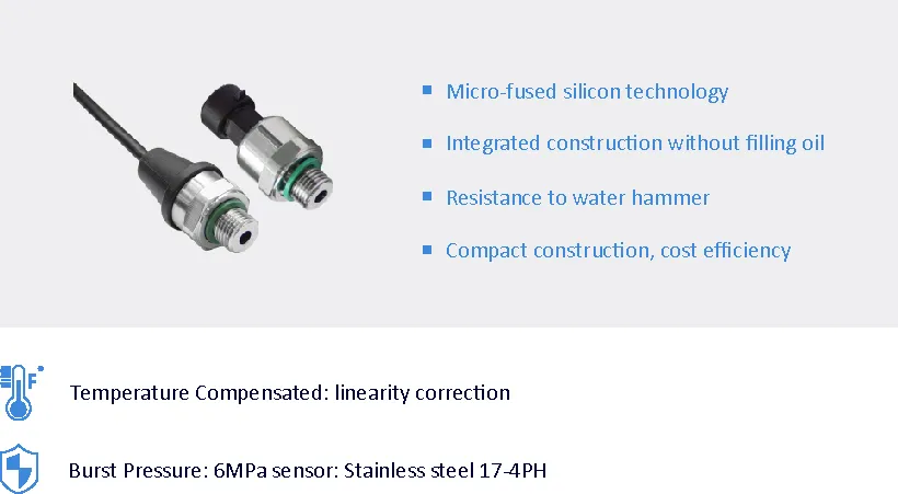 water pump pressure transmitter