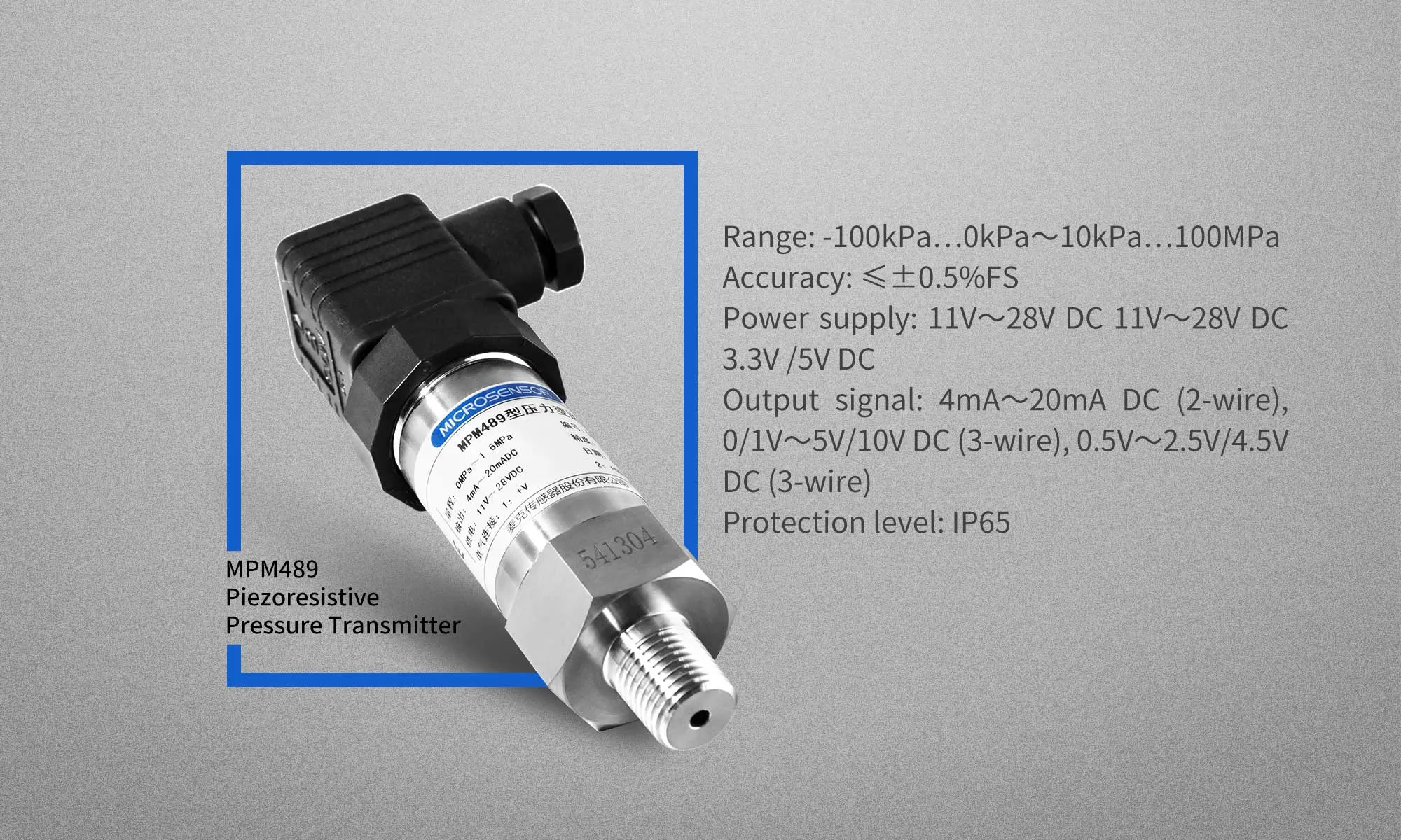 pressure transmitter mpm489