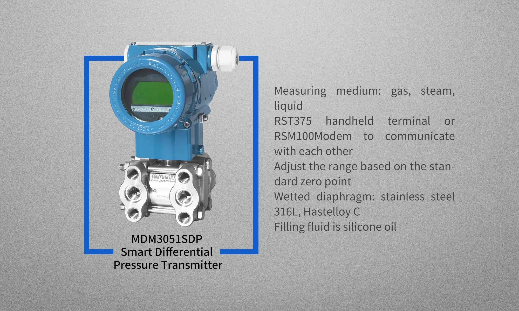 differential pressure transmitter MDM3051S