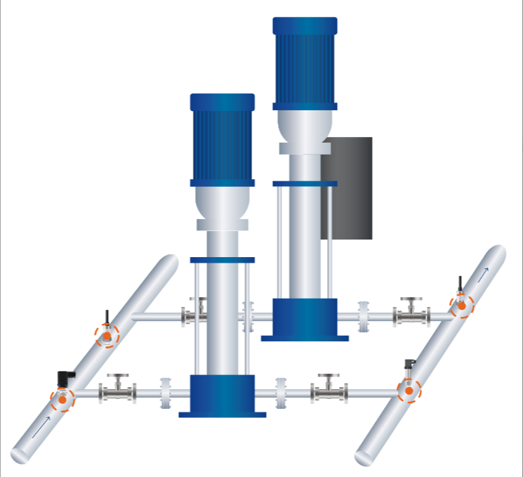 pressure transmitter in boost pump