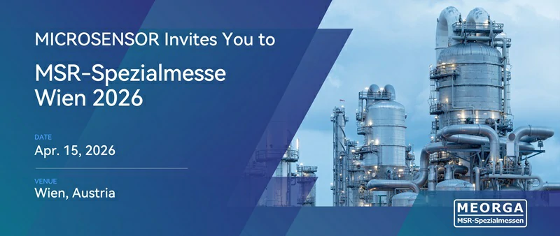MICROSENSOR at MSR-Spezialmesse Wien 2026 MICROSENSOR at MSR-Spezialmesse Wien 2026