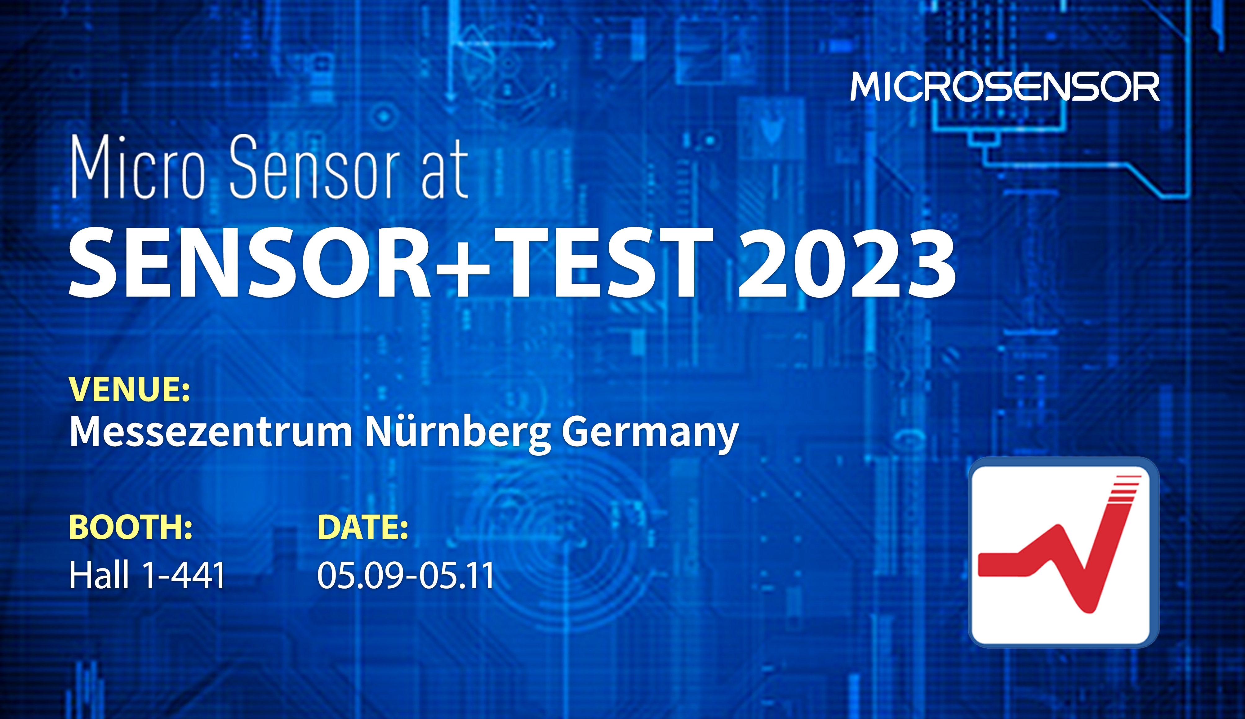 Meet Micro Sensor at SENSOR + TEST 2023