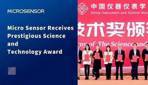 Micro Sensor Receives Prestigious Science and Technology Award from China Instrument and Control Society