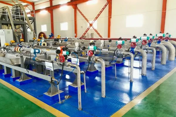 Flowmeter calibration line was built