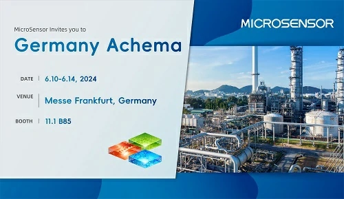 Meet MicroSensor at ACHEMA 2024