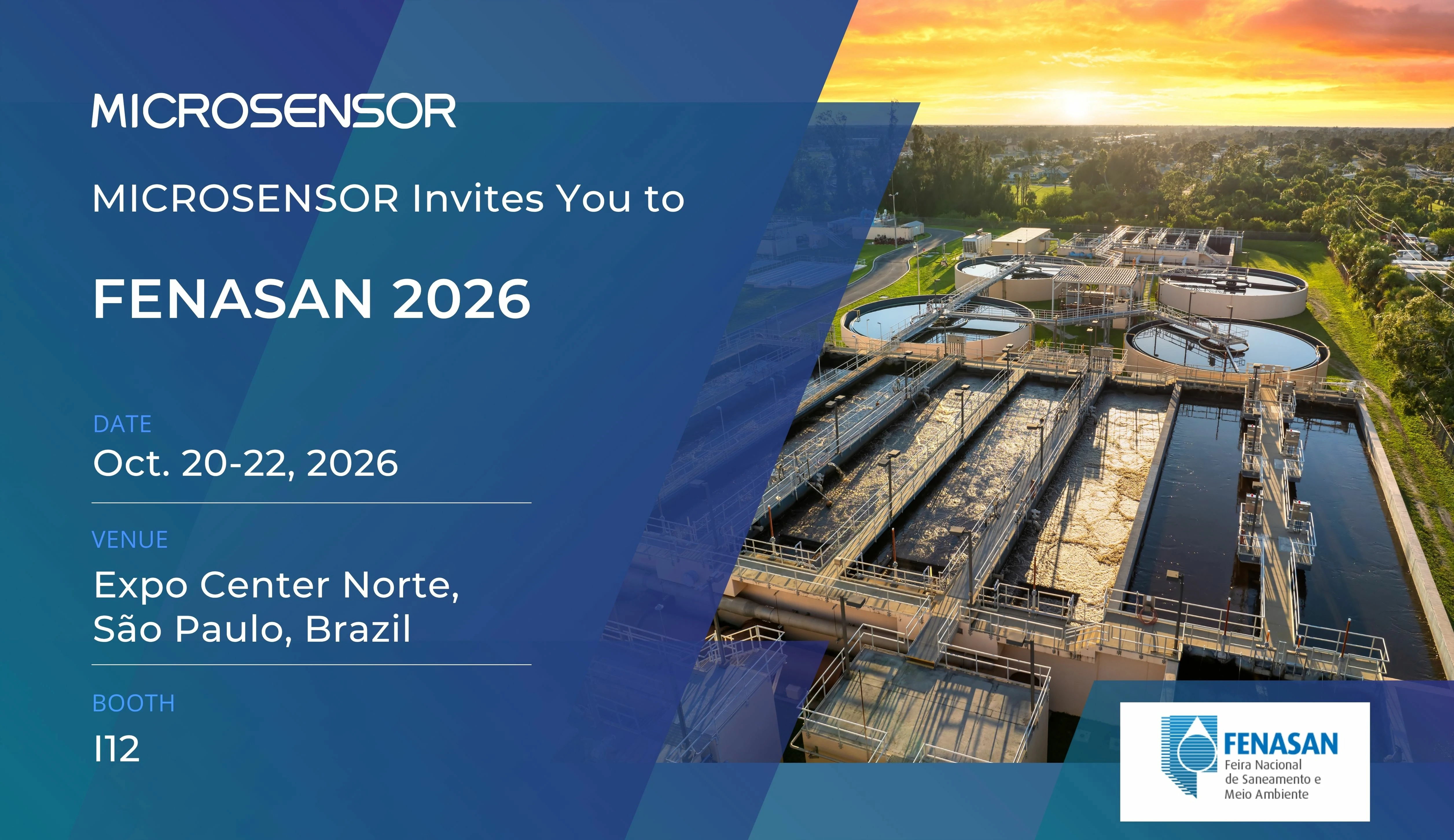 Meet MICROSENSOR at FENASAN 2026